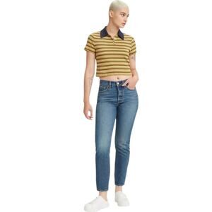 Levi’s Women’s Wedgie Icon Fit Dark Wash Ankle Jeans-size 30